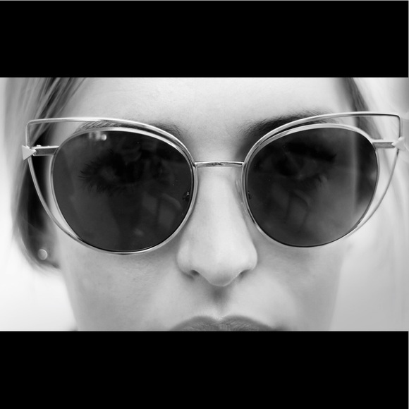 FENDI 53mm Cutout Cat Eye Sexy Sunglasses main image 6